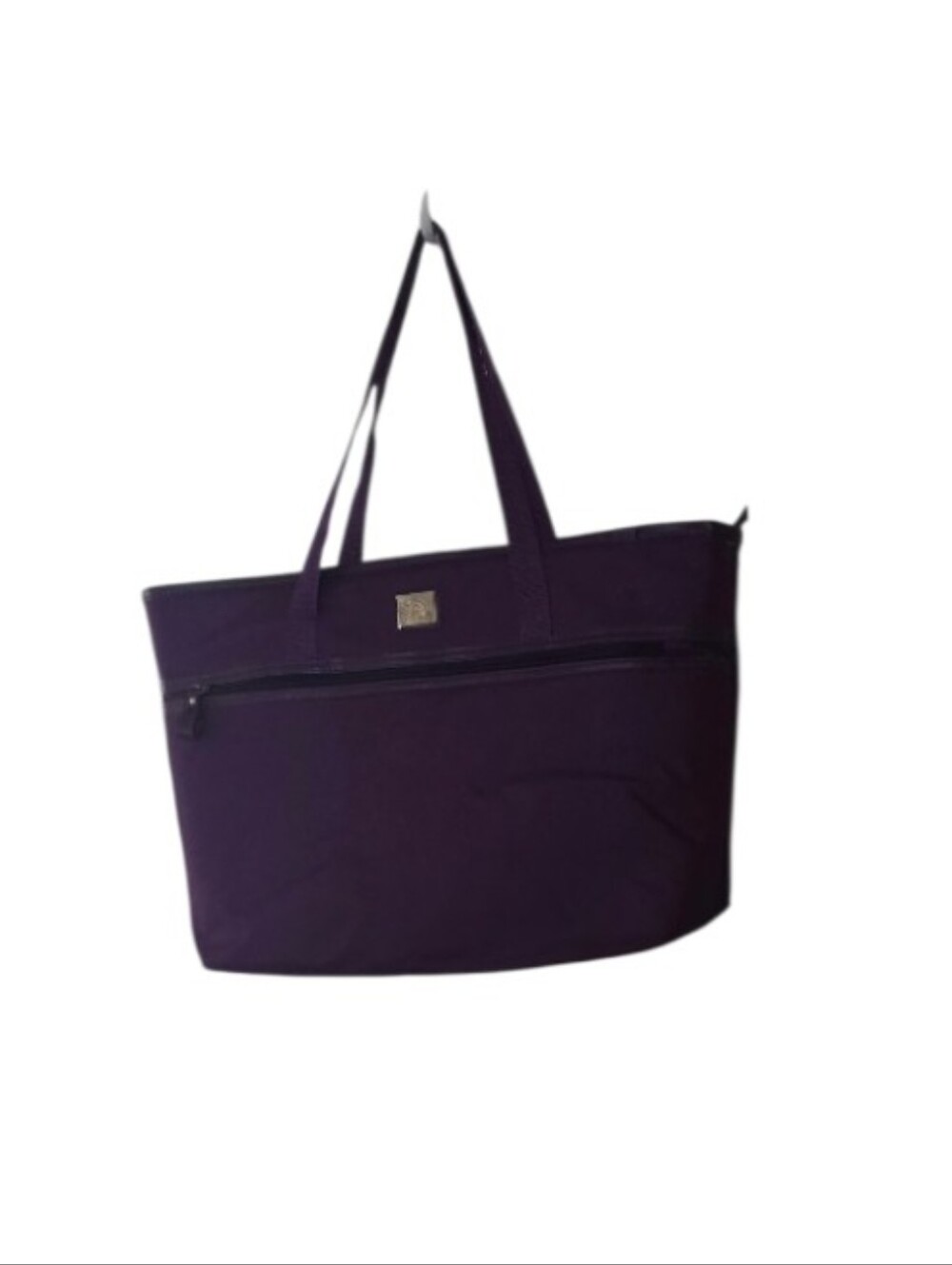 Purple Computer/tablet Bag With Zebra Print Inside
